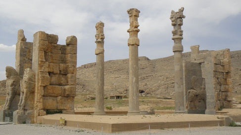 Ancient ruins of the city of Persepolis