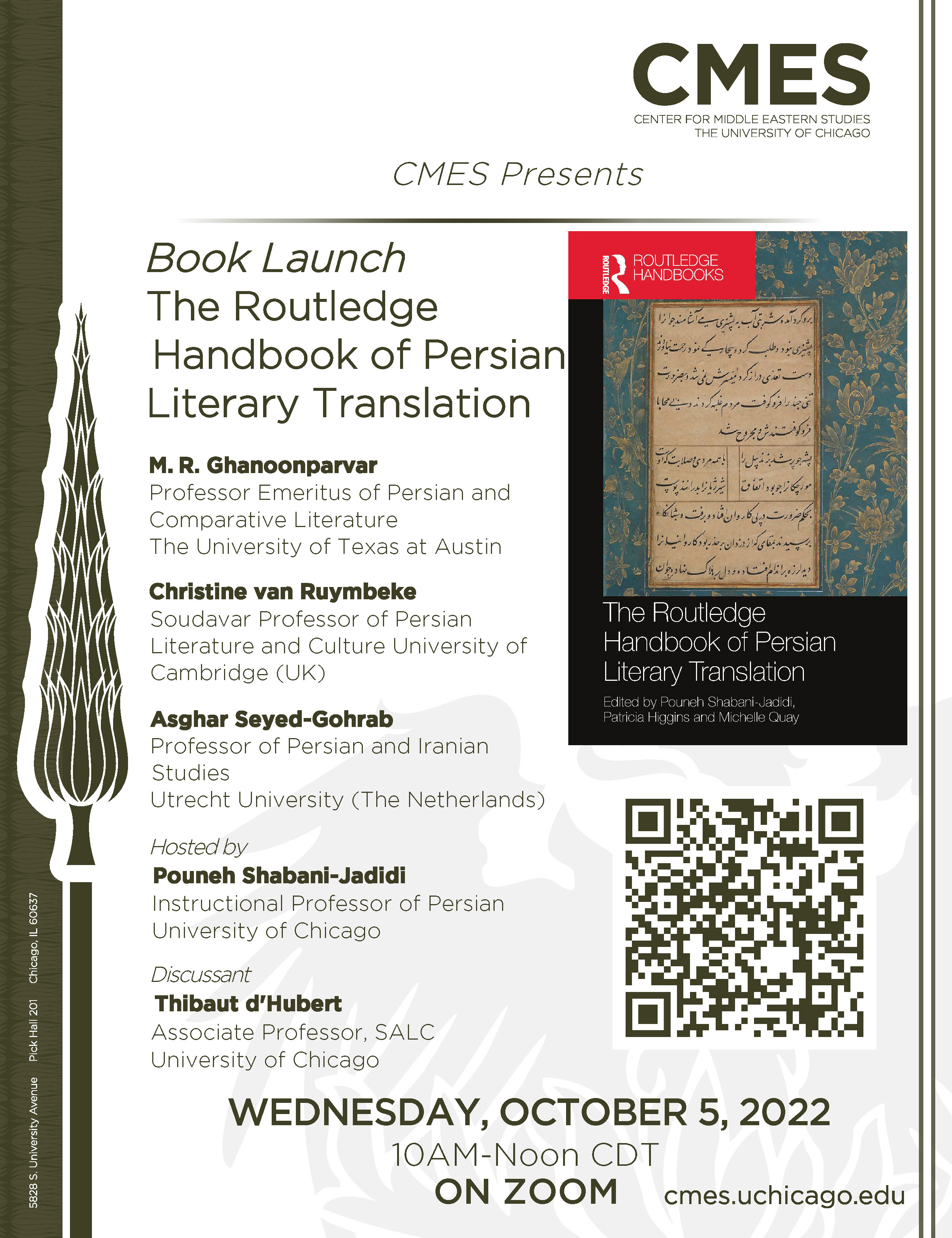 Persian Lit Book Release